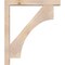 Ekena Millwork Westlake Block Smooth Bracket w/ Offset Brace, Douglas Fir, 5 1/2"W x 38"D x 44"H BKT0604X38X44WTL05SDF - alternate 3